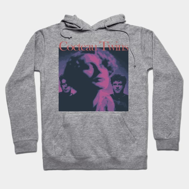 Cocteau Twins - Members - Tribute Artwork Hoodie by Vortexspace